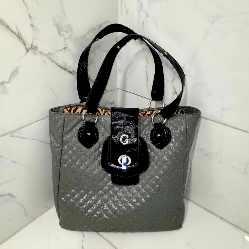 Guess handbag gray/black